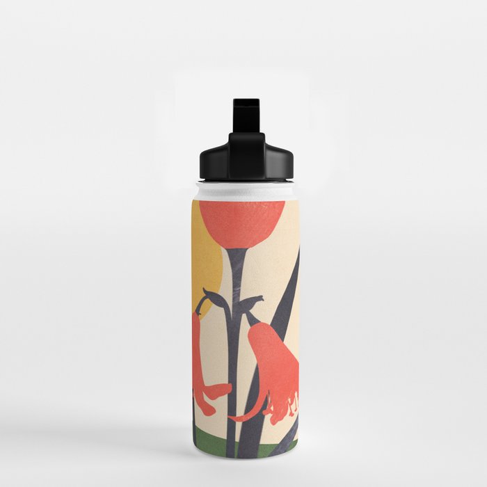 Colorful Bloomscape 2 Water Bottle Gallery Image 2