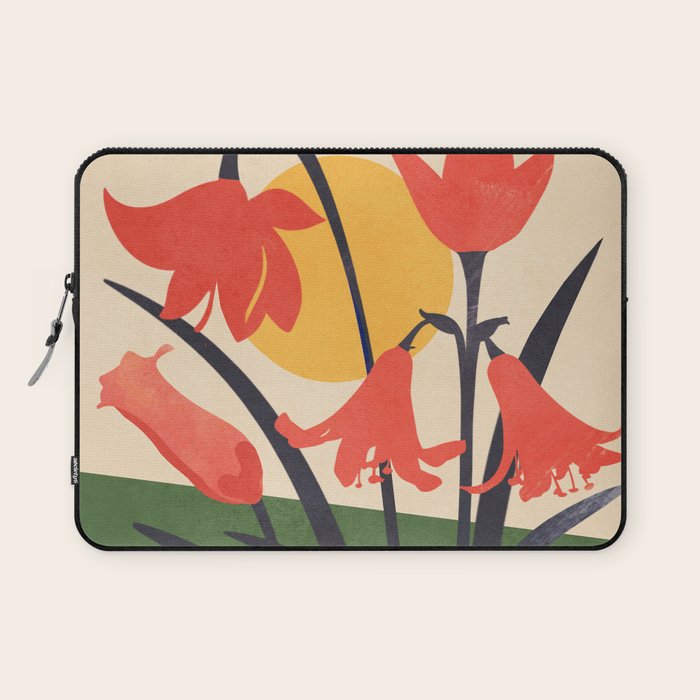 Colorful Bloomscape 2 Laptop Sleeve Gallery Image 1