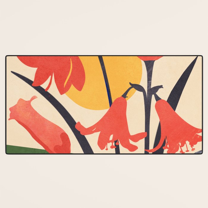 Colorful Bloomscape 2 Desk Mat Gallery Image 3