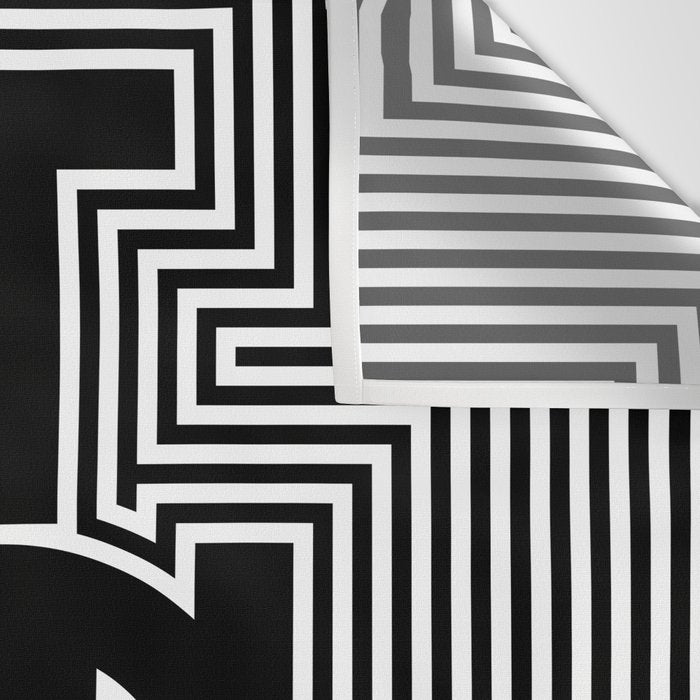 Atlanta City Text Pattern USA Wall Tapestry Gallery Image 3