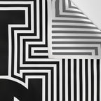 Atlanta City Text Pattern USA Wall Tapestry Gallery Image 3