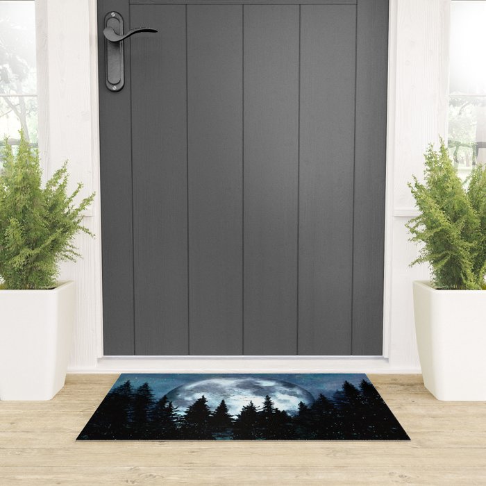 Full Moon II Welcome Mat Gallery Image 3