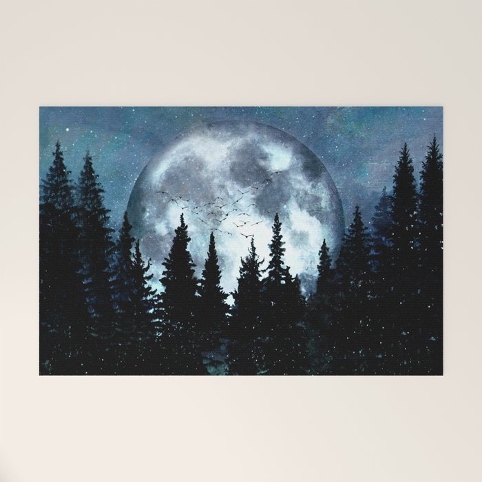 Full Moon II Welcome Mat Gallery Image 1