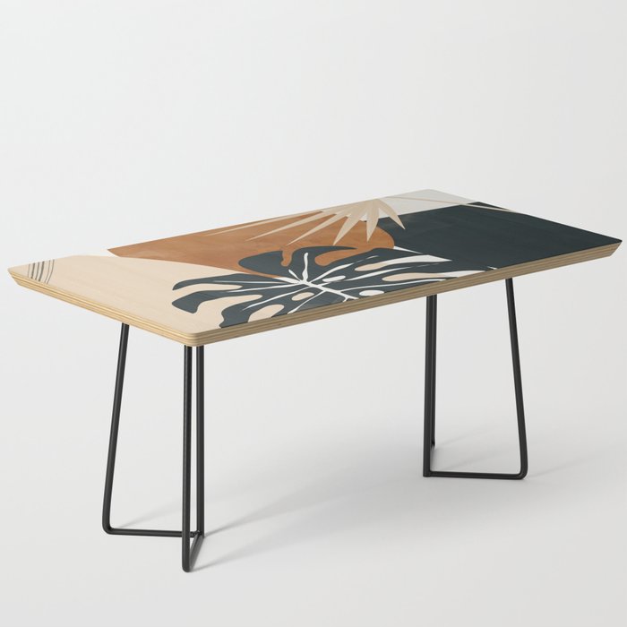 Abstract Art Tropical Leaves 7 Coffee Table Gallery Image 1