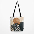 Abstract Art Tropical Leaves 7 Tote Bag Gallery Image 2