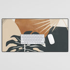 Abstract Art Tropical Leaves 7 Desk Mat Gallery Image 1