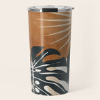 Abstract Art Tropical Leaves 7 Travel Mug Gallery Image 1