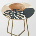 Abstract Art Tropical Leaves 7 Side Table Gallery Image 2