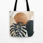 Abstract Art Tropical Leaves 7 Tote Bag Gallery Image 1
