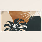 Abstract Art Tropical Leaves 7 Desk Mat Gallery Image 3