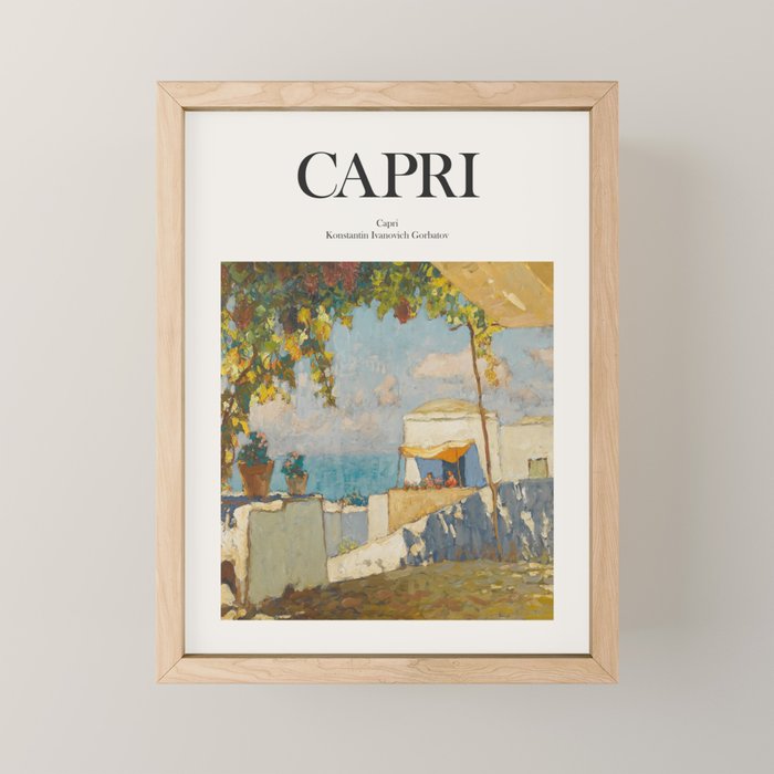 Capri, Italy Mini Art Print Gallery Image 1