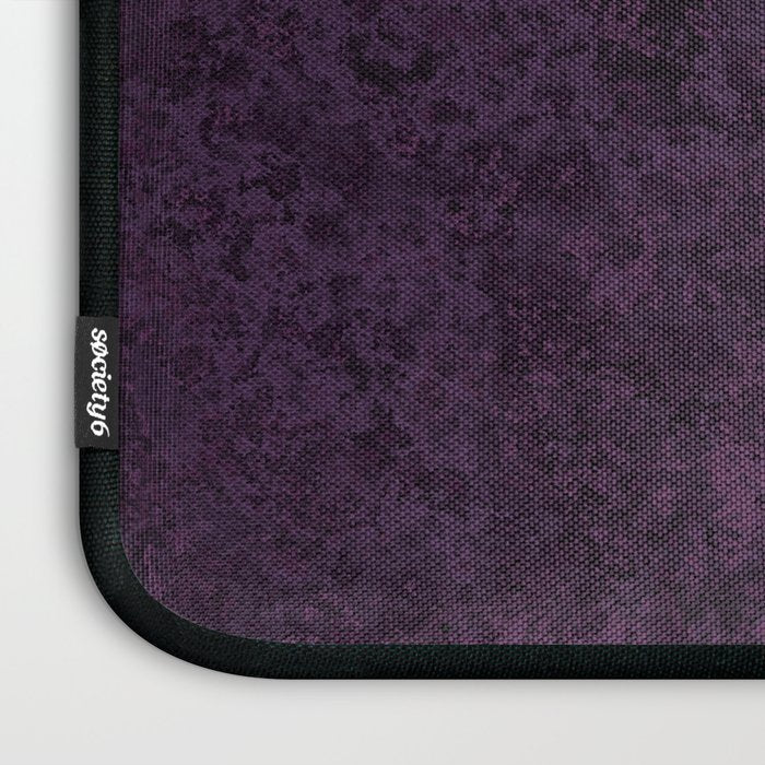 Rough And Tough Texture Fuchsia Purple Plum Blue Laptop Sleeve Gallery Image 3