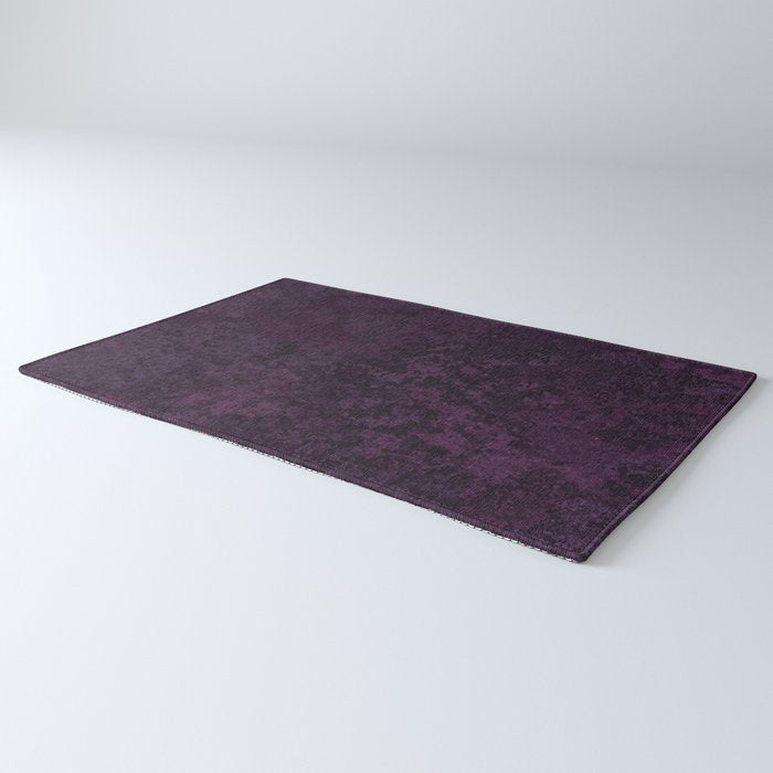 Rough And Tough Texture Fuchsia Purple Plum Blue Rug Gallery Image 3