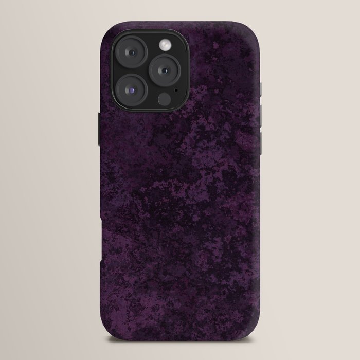 Rough And Tough Texture Fuchsia Purple Plum Blue iPhone Case Gallery Image 16