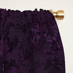 Rough And Tough Texture Fuchsia Purple Plum Blue Window Curtain Gallery Image 2