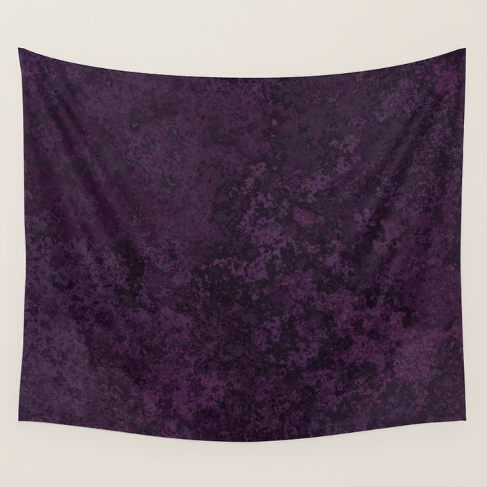 Rough And Tough Texture Fuchsia Purple Plum Blue Wall Tapestry Gallery Image 4