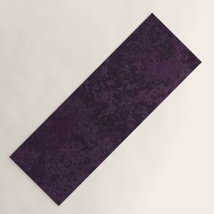 Rough And Tough Texture Fuchsia Purple Plum Blue Yoga Mat Gallery Image 1