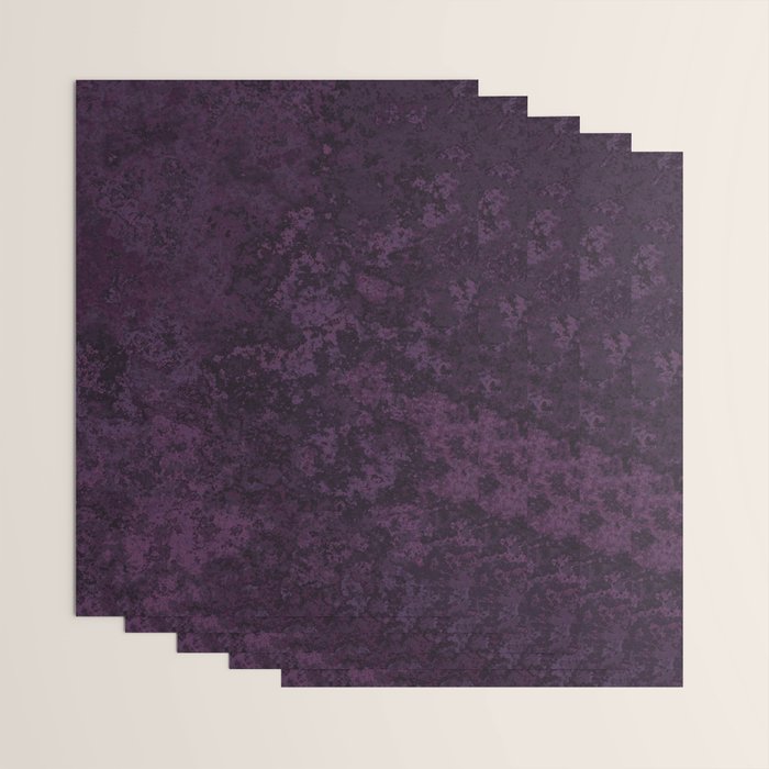 Rough And Tough Texture Fuchsia Purple Plum Blue Wrapping Paper Gallery Image 3