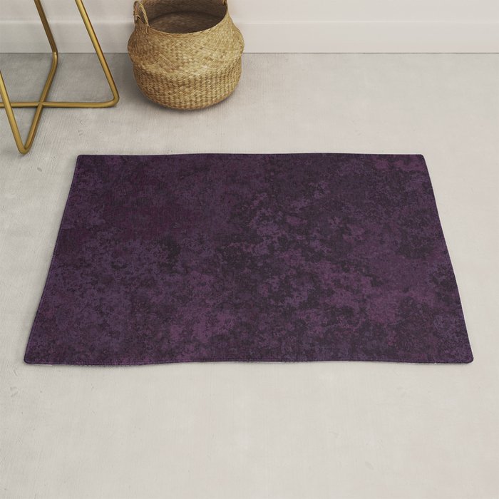 Rough And Tough Texture Fuchsia Purple Plum Blue Rug Gallery Image 1