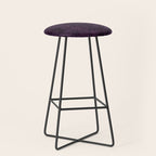 Rough And Tough Texture Fuchsia Purple Plum Blue Stool Gallery Image 1
