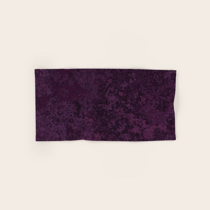 Rough And Tough Texture Fuchsia Purple Plum Blue Bath Towel Gallery Image 1