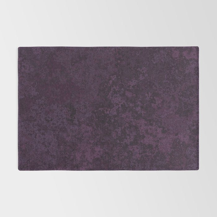 Rough And Tough Texture Fuchsia Purple Plum Blue Rug Gallery Image 2