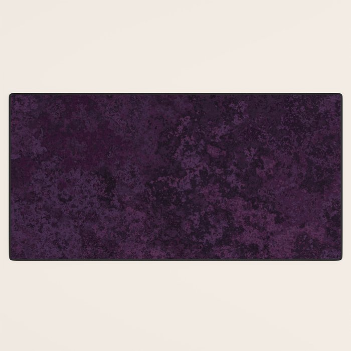 Rough And Tough Texture Fuchsia Purple Plum Blue Desk Mat Gallery Image 3