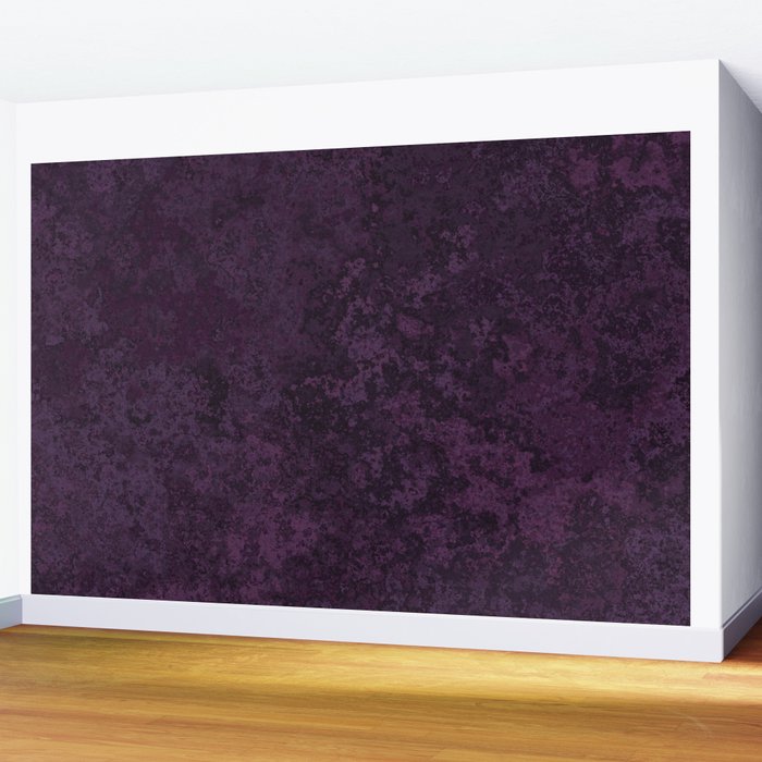 Rough And Tough Texture Fuchsia Purple Plum Blue Wall Mural Gallery Image 2