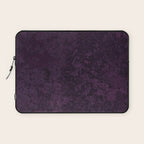 Rough And Tough Texture Fuchsia Purple Plum Blue Laptop Sleeve Gallery Image 1