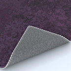 Rough And Tough Texture Fuchsia Purple Plum Blue Rug Gallery Image 4