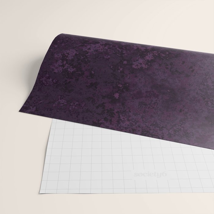 Rough And Tough Texture Fuchsia Purple Plum Blue Wrapping Paper Gallery Image 2