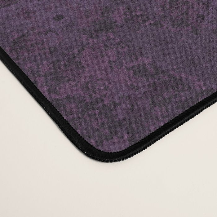 Rough And Tough Texture Fuchsia Purple Plum Blue Desk Mat Gallery Image 4