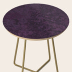 Rough And Tough Texture Fuchsia Purple Plum Blue Side Table Gallery Image 2