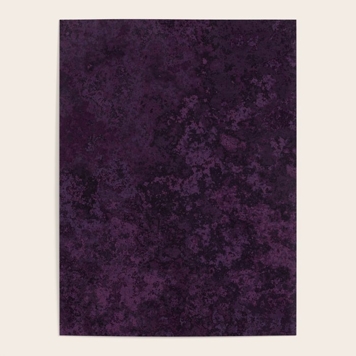 Rough And Tough Texture Fuchsia Purple Plum Blue Poster Gallery Image 4
