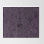 Rough And Tough Texture Fuchsia Purple Plum Blue Throw Blanket Gallery Image 2