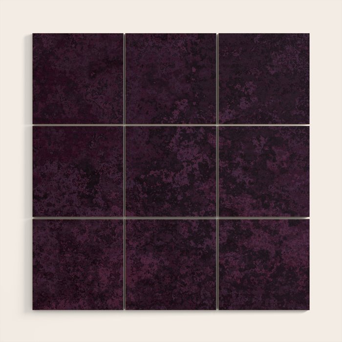 Rough And Tough Texture Fuchsia Purple Plum Blue Wood Wall Art Gallery Image 1