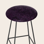 Rough And Tough Texture Fuchsia Purple Plum Blue Stool Gallery Image 2