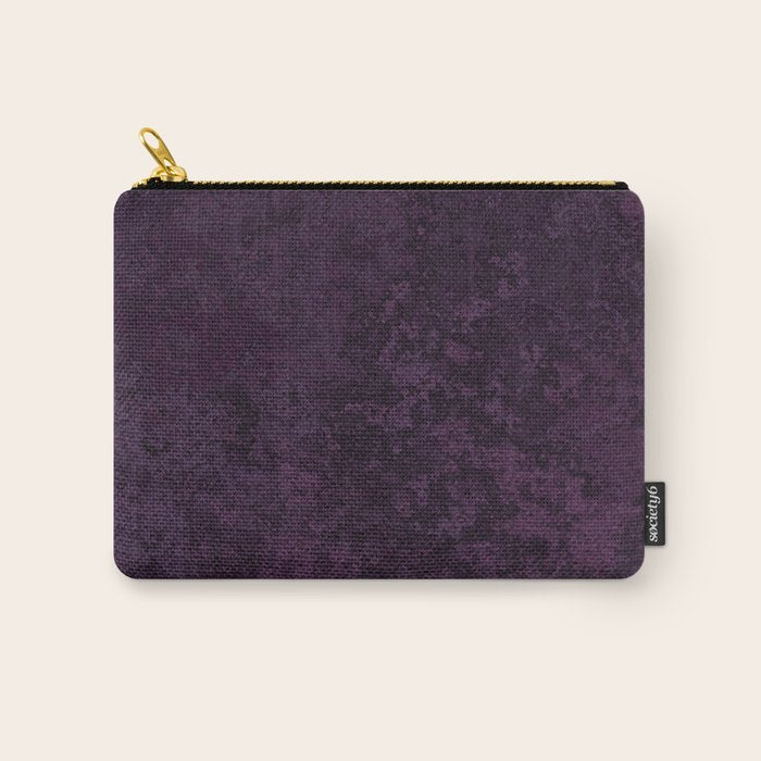Rough And Tough Texture Fuchsia Purple Plum Blue Carry All Pouch Gallery Image 1