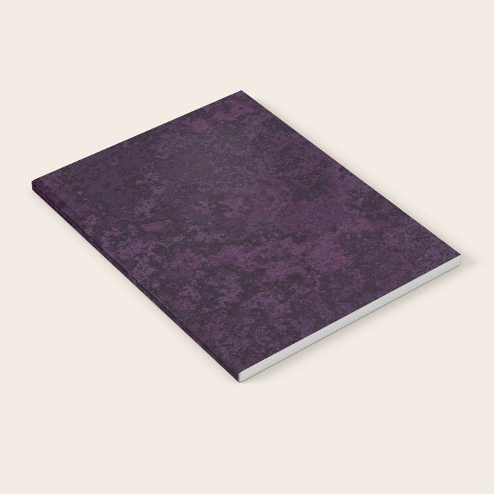Rough And Tough Texture Fuchsia Purple Plum Blue Notebook Gallery Image 1
