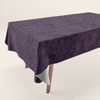 Rough And Tough Texture Fuchsia Purple Plum Blue Tablecloth Gallery Image 1