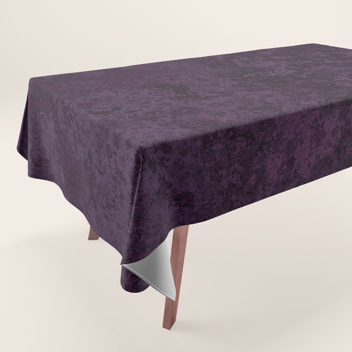 Rough And Tough Texture Fuchsia Purple Plum Blue Tablecloth Gallery Image 1