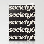 Society6 Logo Repeat Stationery Card Gallery Image 2