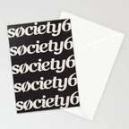 Society6 Logo Repeat Stationery Card Gallery Image 2
