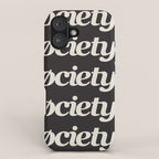 Society6 Logo Repeat iPhone Case Gallery Image 1