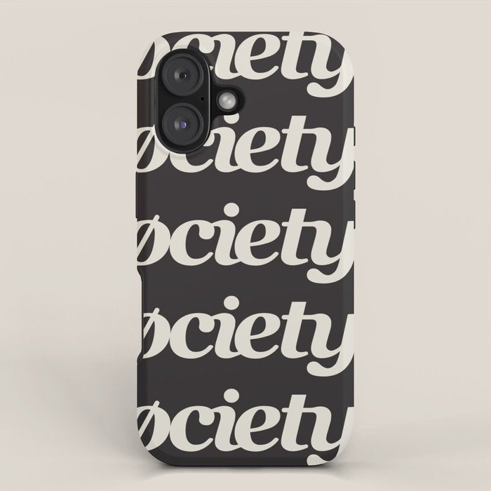 Society6 Logo Repeat iPhone Case Gallery Image 1