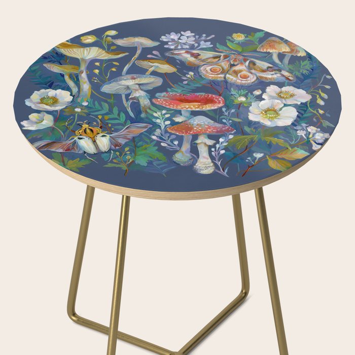 Goliath Beetle Mushroom Garden Side Table Gallery Image 2
