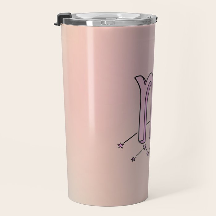 Virgo Symbol Travel Mug Gallery Image 3