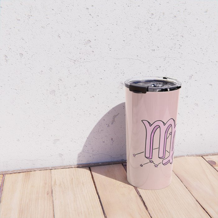 Virgo Symbol Travel Mug Gallery Image 4