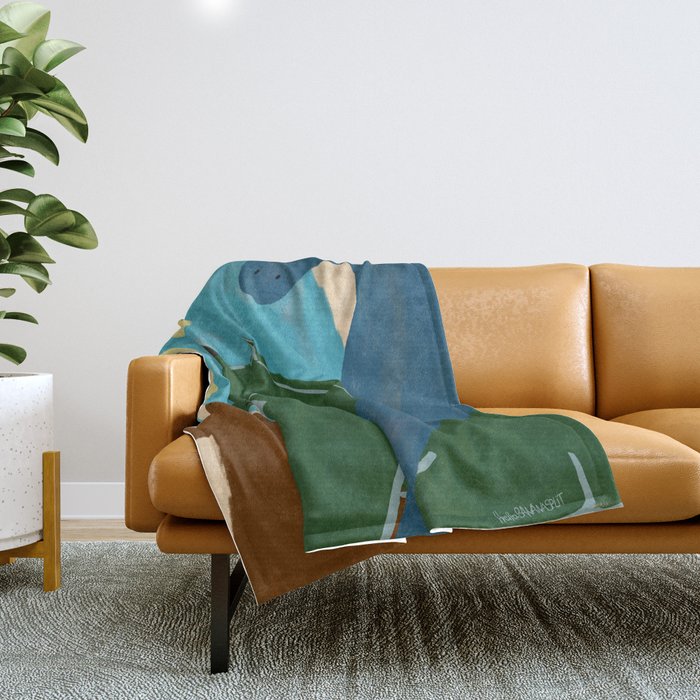 Good Day Throw Blanket Gallery Image 1