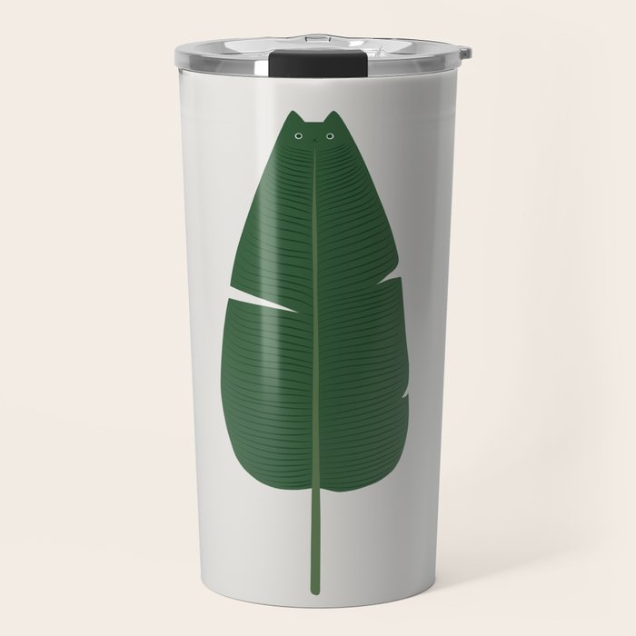 Cat and Plant 23 Travel Mug Gallery Image 1